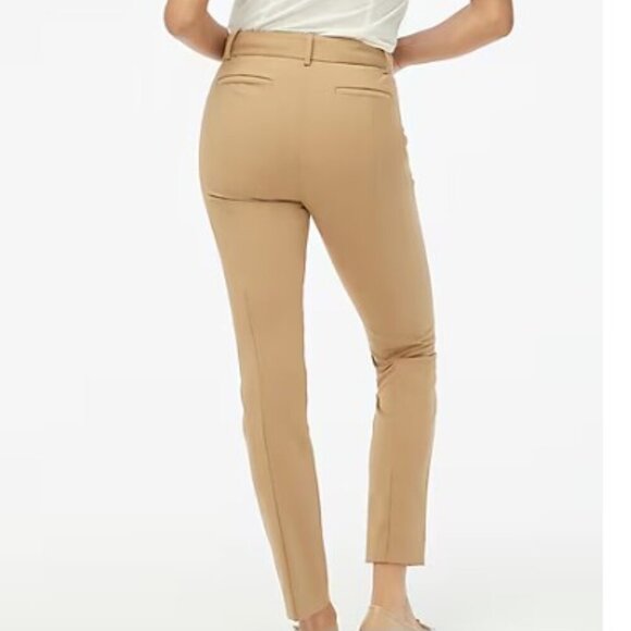 J.Crew cameron Tan Slim-fit full-length Trousers 6 - Picture 2 of 9